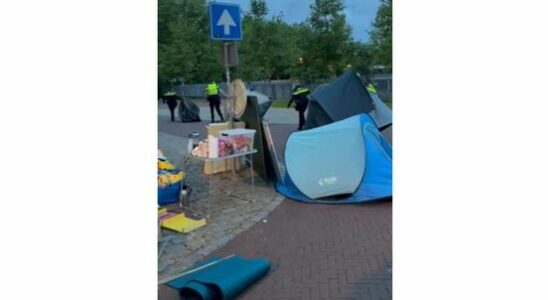 Pro Palestinian occupation at Utrecht Kromhout Barracks ended We were surrounded