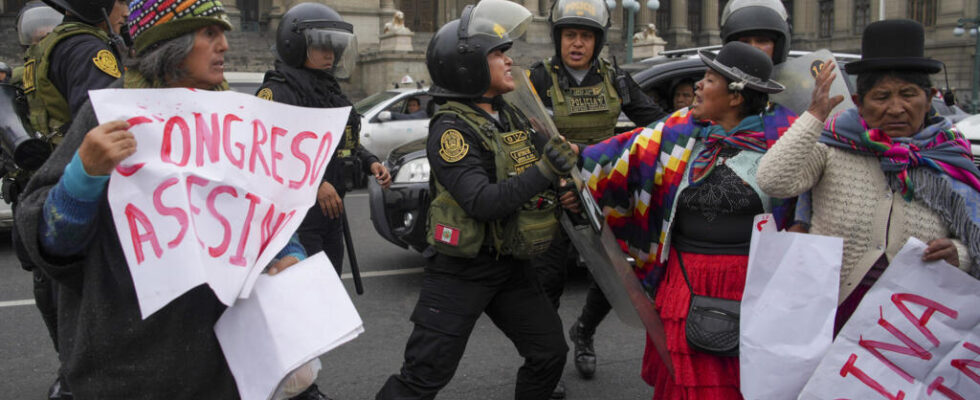 Protesters demand resignation of President Dina Boluarte after long speech