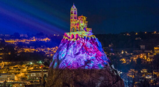 Puy of lights in Puy en Velay