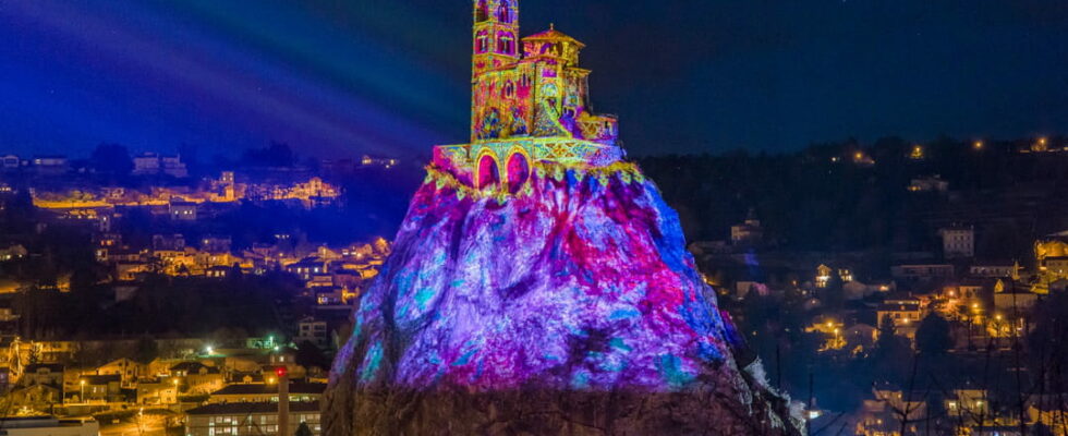 Puy of lights in Puy en Velay