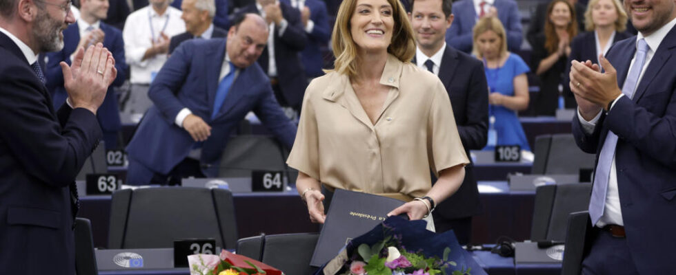 Roberta Metsola reappointed as head of the European Parliament