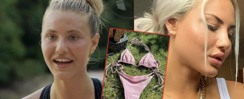 Robinson Olivias unwashed bikini is sold for a staggering sum