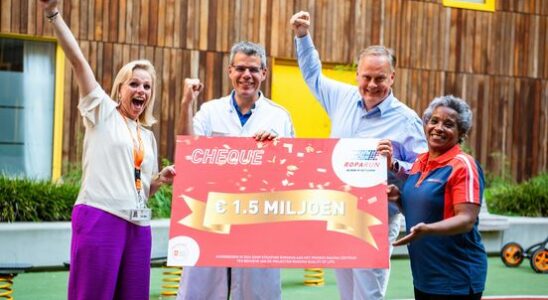 Roparun donates 15 million euros to Princess Maxima Center