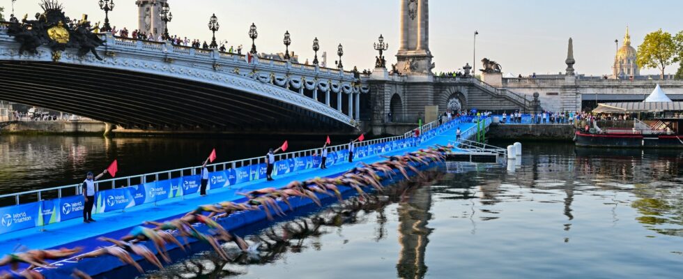 Seine water too polluted first triathlon training cancelled – LExpress