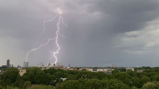 Severe weather hits Utrecht code orange due to thunderstorms wind