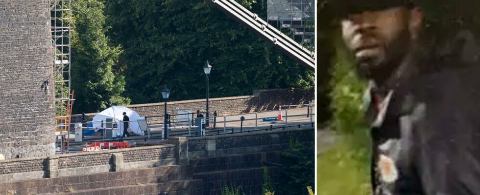 Suitcases on bridge contained body parts British police on