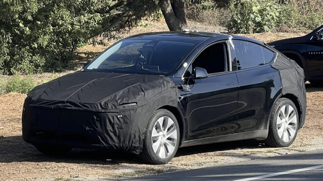 Testing has begun for the new Tesla Model Y