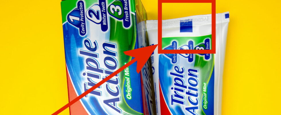 The little squares on toothpaste tubes serve a purpose but