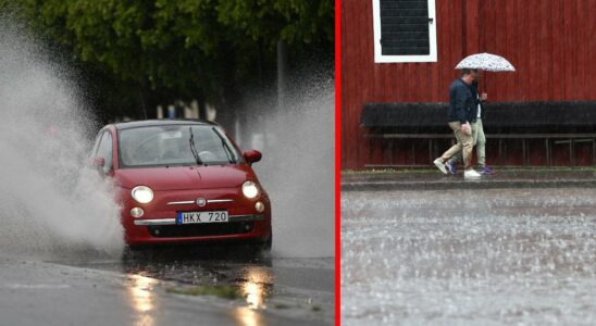 The new weather warning More downpours this summer