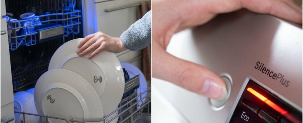 Then you have to clean the dishwasher immediately