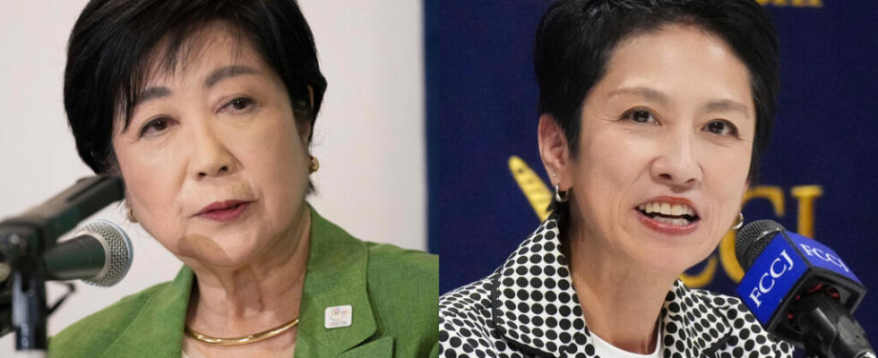 Yuriko Koike and Renho duel between two candidates to govern