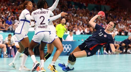 2024 Olympics French handball players win silver medals against Norway