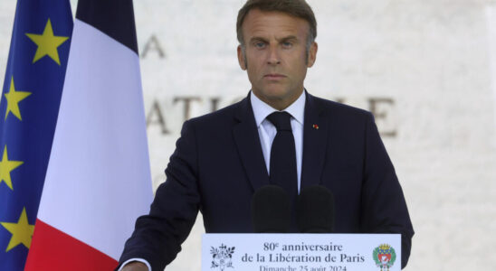 80th anniversary of the liberation of Paris Macron pays tribute