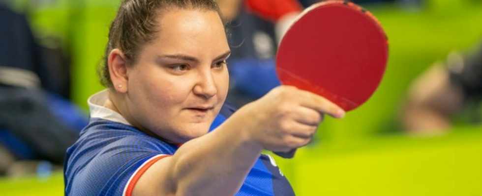 Alexandra Saint Pierre who is the para table tennis world champion