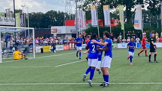 Amateur football defending champion Spakenburg defeated GVVV takes a point