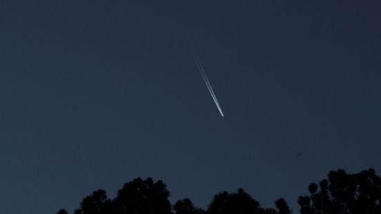 Dozens of shooting stars visible through passing meteor shower