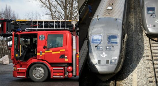 Fire alarm on train roughly 200 people evacuated