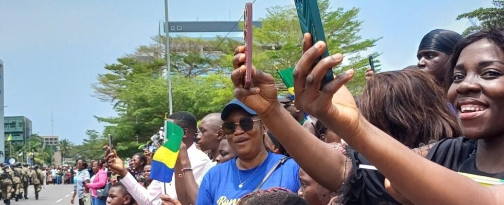 Gabon Libreville residents enthusiastic about the Transition military parade