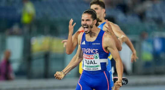 Gabriel Tual who is the new French 800m record holder