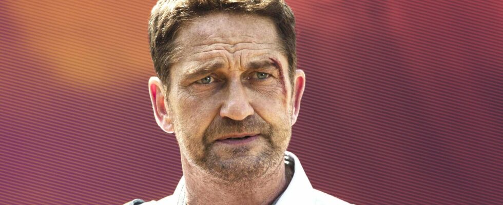 Gerard Butler almost burned his face during action filming