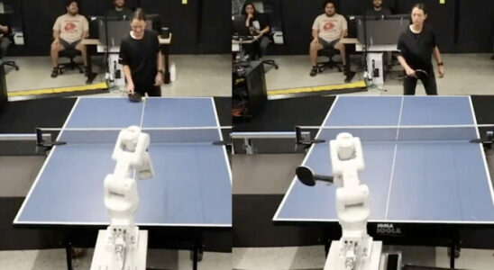 Google DeepMind develops a table tennis playing robot Video