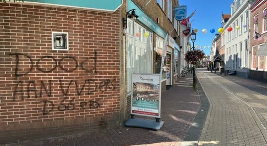 Graffiti with death threat causes a stir in Montfoort Bizarre