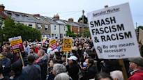 In Britain thousands march in anti racism demonstrations News in