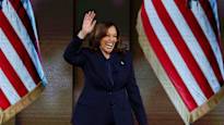 Kamala Harris on a steep rise Leads Trump in two