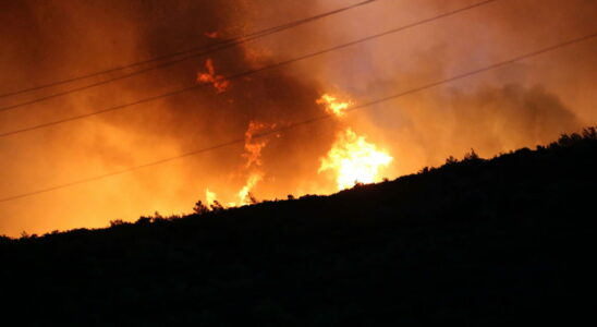 Major fires near Athens