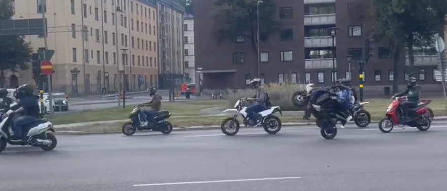 Moped chaos in Stockholm Latest news fast news