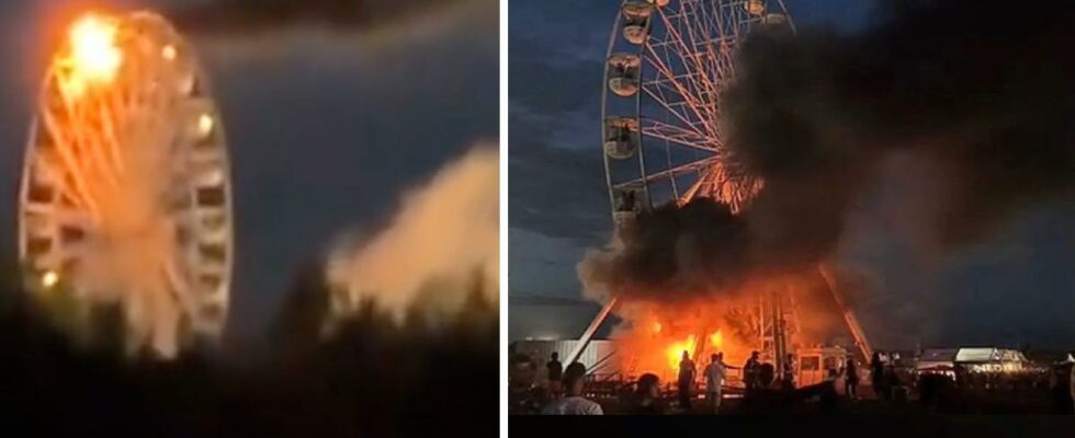 New information about the fire in the Ferris wheel