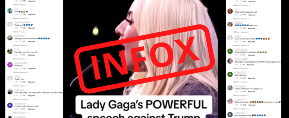 No Lady Gaga Did Not Criticize Donald Trump in a