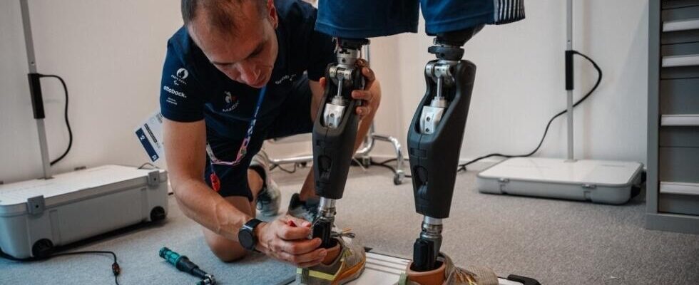 Paralympics 2024 immersion of the para athletes equipment repair center