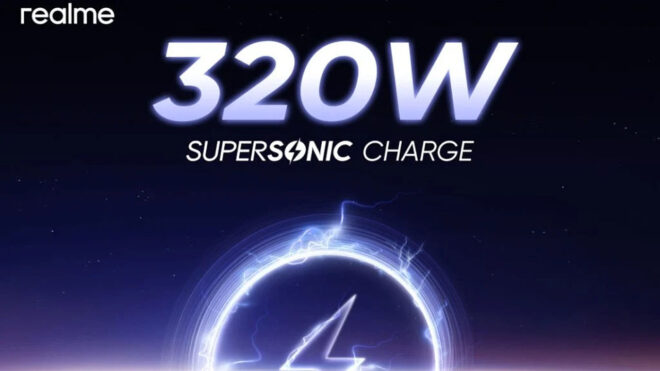 Realme will reach full 320W level in fast charging