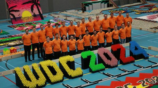 Record attempt successful almost 900000 dominoes fell in Veenendaal sports