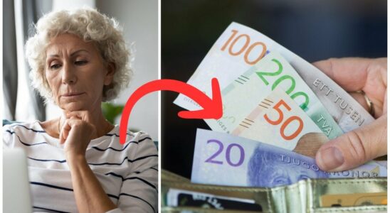 SEK 1000 less per month – the average pension is