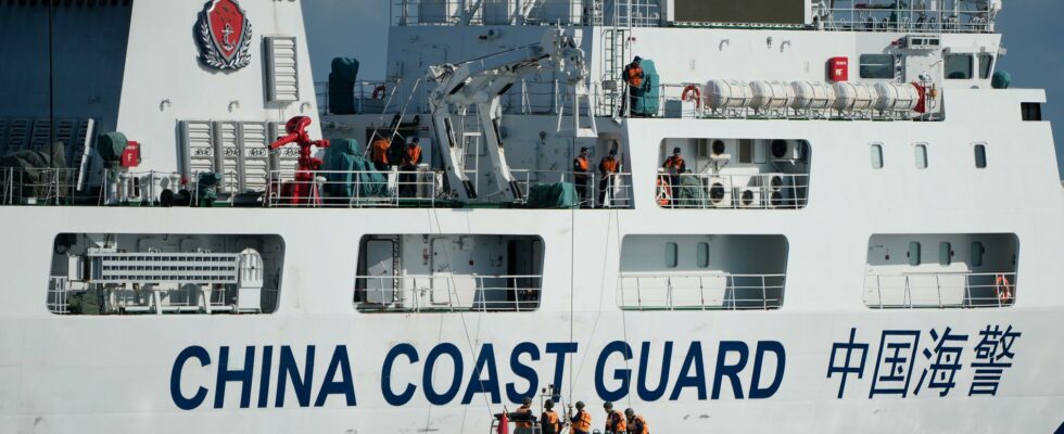 Ships from China and the Philippines in collision