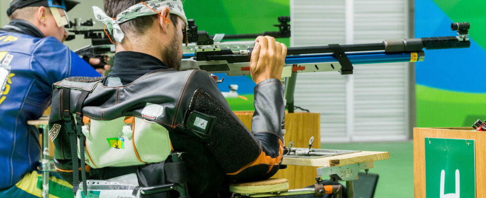 Tanguy de La Forest five time para shooting world champion who