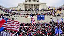 The protester who was the first to break into the