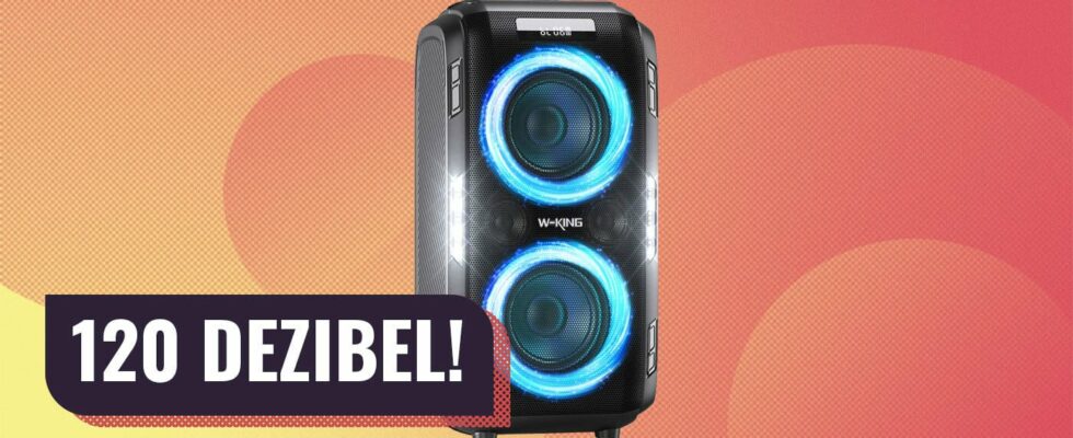 This party speaker with mega battery makes the floor shake