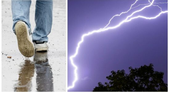 Three people were struck by lightning on the soccer field