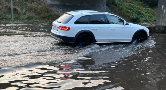 Water damage closed roads – and heat records