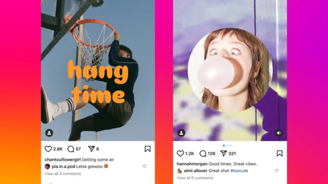 You can now add text to photos via the Instagram