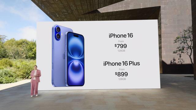 iPhone 16 price