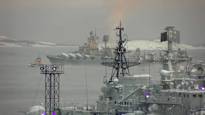 A Russian warship disturbed a Norwegian fishing vessel in the