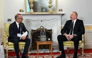 Ansaldo Energia Group Fabbri meets with Azerbaijani President Ilham Aliyev