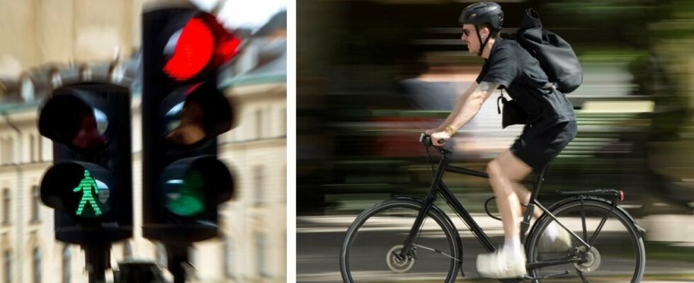 Are cyclists allowed to run a red light Thats what