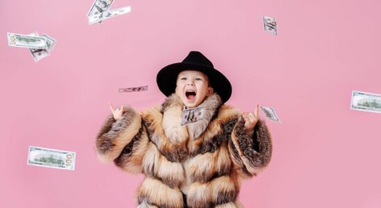 Children are influenced by money from a young age