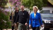 EU Commission President von der Leyen meets Zelensky in Kyiv