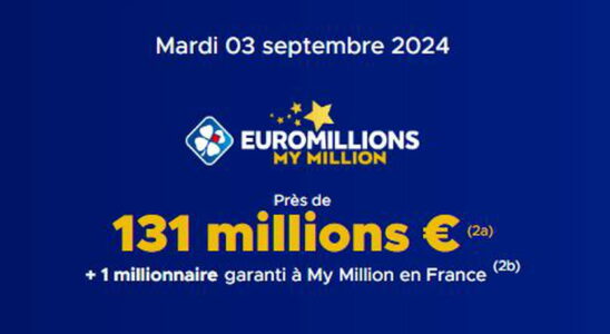 Euromillions FDJ result the draw for Tuesday September 3 2024